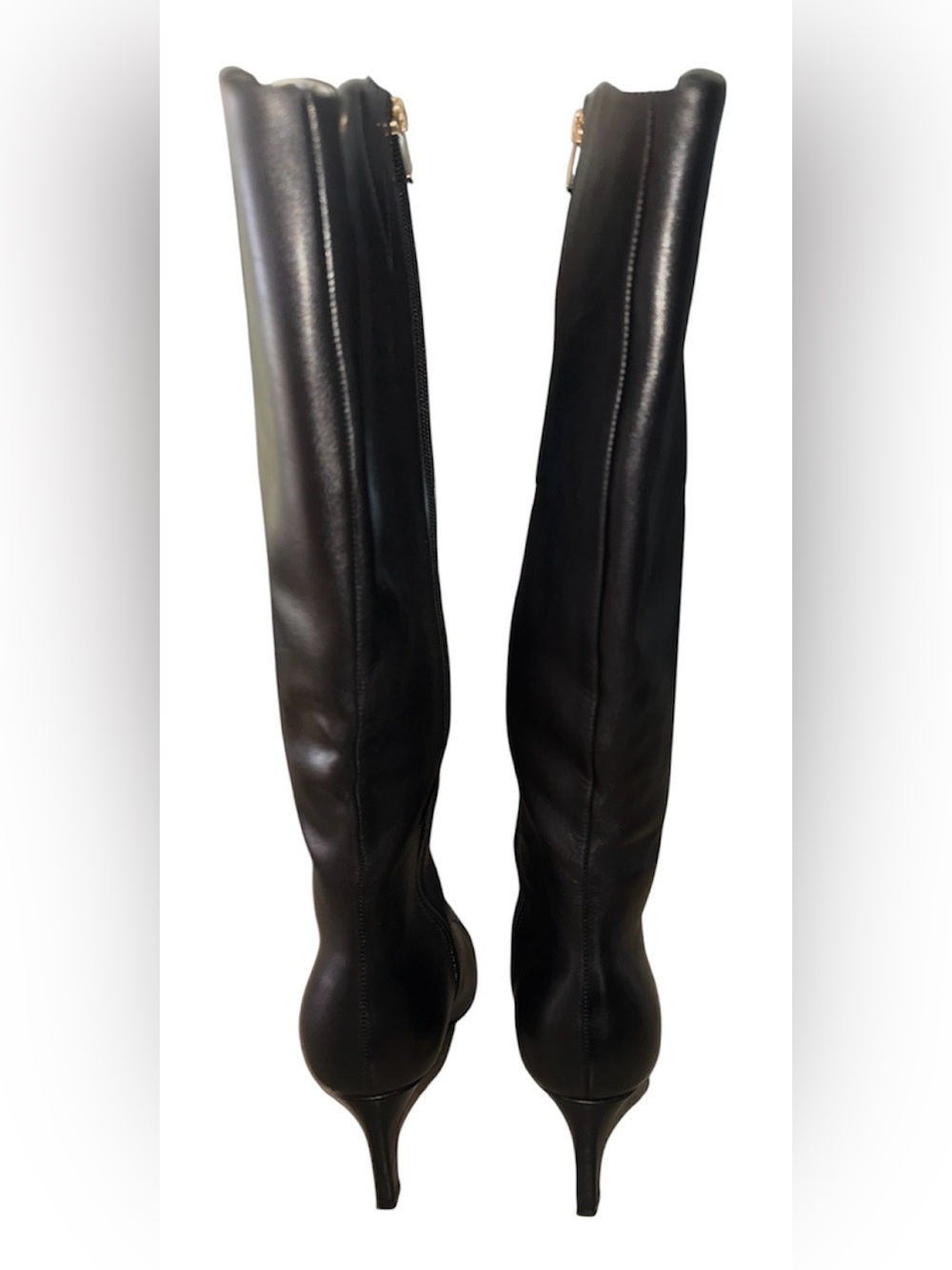 Marc Fisher Classic Black Knee-High Pointed Toe Leather Boots💕 - Picture 12 of 13